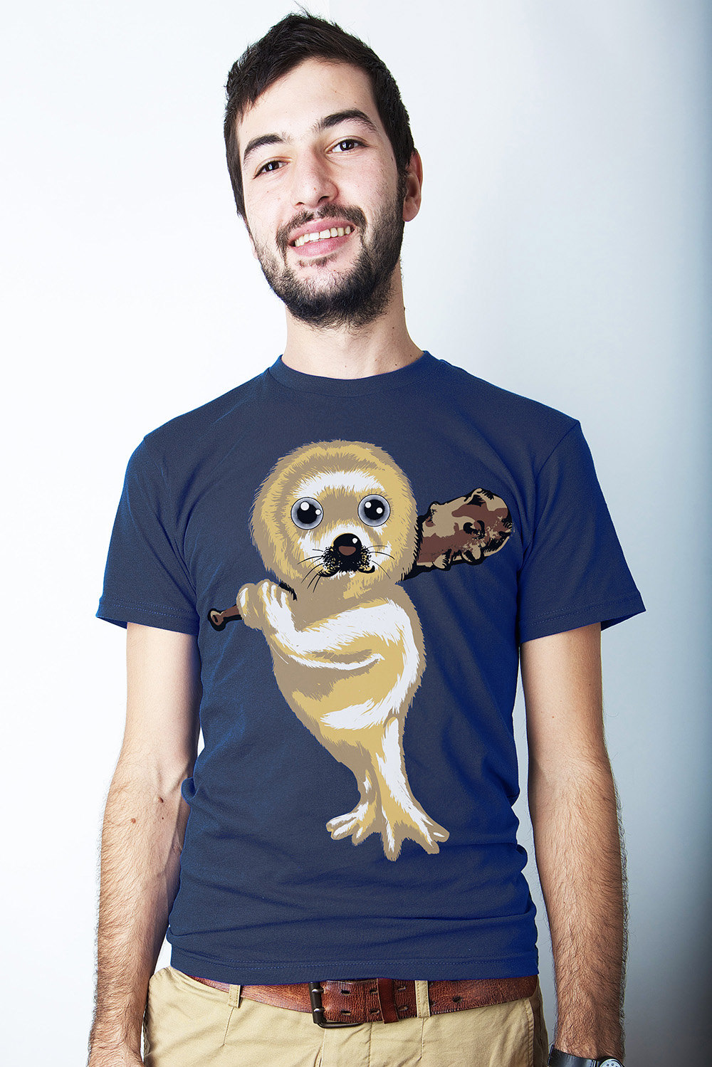Men's Clubbing Baby Seal Tshirt, Seal Shirt Available S2XL on Luulla